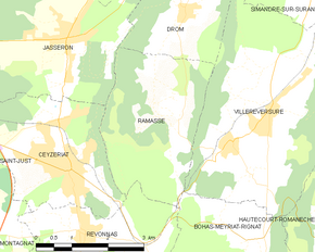 Poziția localității Ramasse