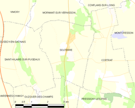 Mapa obce Solterre