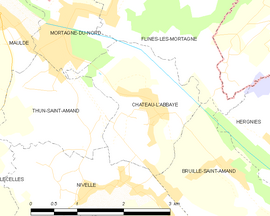 Mapa obce Château-l’Abbaye