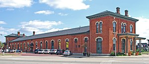 Michigan Central railroad Jackson Depot.JPG