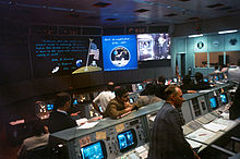 Mission Operations Control Room 2 at the conclusion of Apollo 11 in 1969 Mission Operations Control Room at the conclusion of Apollo 11.jpg