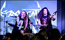 Koncert Necrodeath v roce 2012