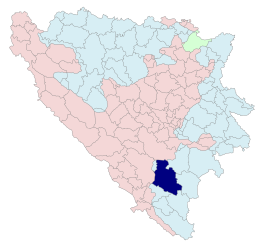 Nevesinje – Mappa