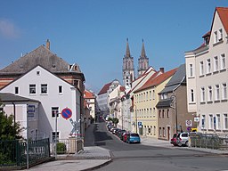 Hospitalstrasse i Oschatz.