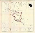Этнаграфічная мапа рассяленьня палякаў, створаная ў 1914 г. Чэславам Янкоўскім (1857—1929)