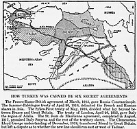 Краткое изложение договоров и соглашений о разделе Османской империи в 1923 году Рэем Стэннардом Бейкером, который был пресс-секретарем президента США Вудро Вильсона во время Парижской мирной конференции