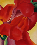 Red Canna, 1923, tranh sơn dầu trên vải bạt, Học viện Mỹ thuật Pennsylvania