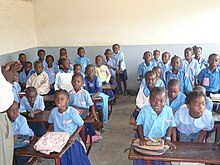 School children in the classroom, Republic of the Congo SAINTE RITA CONG-BR2.jpg