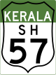 State Highway 57 (Kerala) shield}}