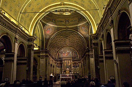 Interior de Santa Maria presso San Satiro.