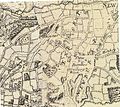 Sandleford; Newbury Wash; Enborne Wash; and East Enborne, from John Rocque's map, 1761.