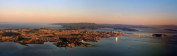 Baie de San Francisco en Californie