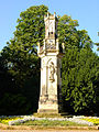 Schwedendenkmal (Entwurf Johann Eduard Heuchler) im Albertpark in Freiberg (Sachsen) 06.08.2002