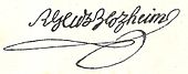 signature de Robert Glutz-Blotzheim
