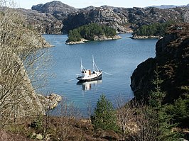 Fjordenlandschap op Sotra