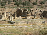 Temple d'Apollon déblayé en 1906 par la Direction des Antiquités