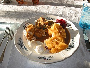 Thanksgiving Dinner, Falmouth, Maine, USA 2008