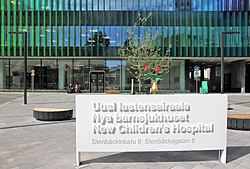 Uusi lastensairaala avattiin syyskuussa 2018.