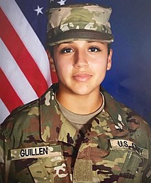 Portrait of Vanessa Guillen in uniform