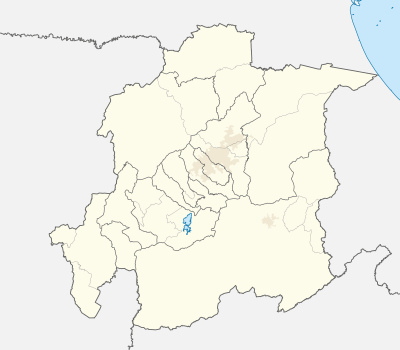 Mapa de localización de Yaracuy