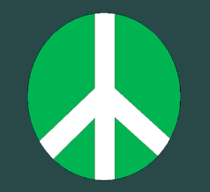 Version of Holtom's CND Peace Symbol by D9