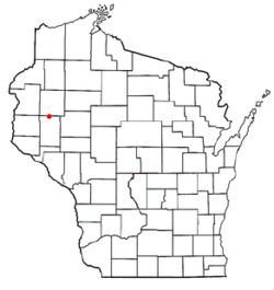 Location of Ridgeland, Wisconsin