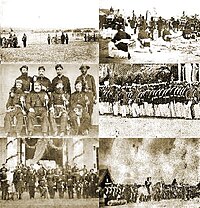 Compilação de imagens da Guerra do Paraguai.