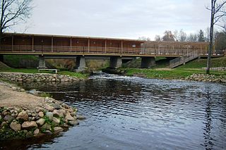 The river Jura at Zadvainiai village