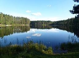 Övre Hedtjärnen, vy mot syd