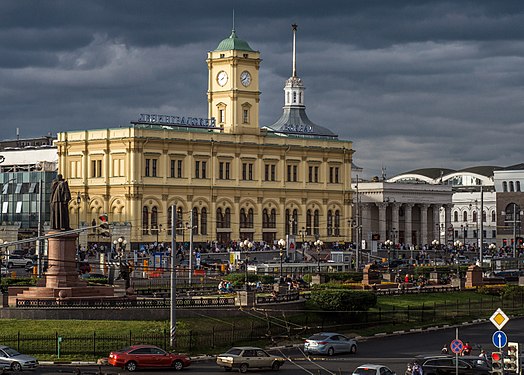 459. Здание Ленинградского вокзала, Москва. Автор — Алексей Задонский