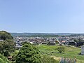 景勝地「水戸八景”太田落雁”」から望む真弓山