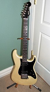 1985 "Contemporary" Stratocaster, with locking tremolo system and humbucker pickups