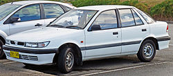 1992–1996 Mitsubishi Lancer (CC) GL 5-door hatchback (Australia)