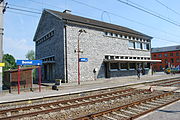 Het stationsgebouw