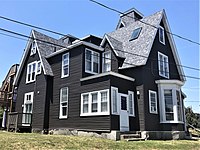 The house at 26 Prospect Street at the corner of Bulkeley Place was built in 1844 in the Gothic Revival style