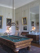 La salle de billard.