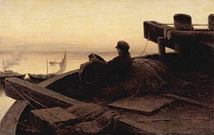 «На Волге» — А. Е. Архипов, 1889