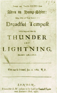 Contemporary news sheet with description of 1686 thunderstorm Altontempest-2.jpg