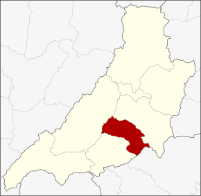 Amplasarea districtului în provincia Phrae