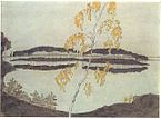 "Two Islands and a birch", 1908