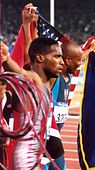 Ato Boldon – in den Vorjahren noch Gewinner einiger Medaillen, hier reichte sein fünfter Platz nicht mehr ins Finale