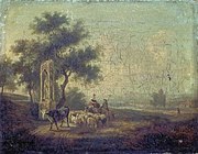 Paysage, bergere sur un ane, 1817, Musée des Beaux-Arts de Bordeaux.