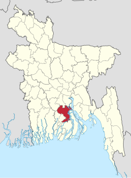 Kaart van Bharishal District