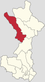 Location within Huairou District