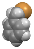 3D structure of the benzyl bromide molecule