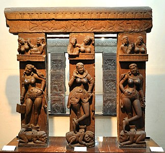 Bhutesvara Yakshis, reliefs bouddhistes de Mathura,