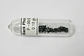 Стеклянная герметично-запаянная ампула для хранения химических веществ, в ампуле чёрный фосфор