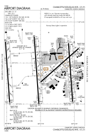 連邦航空局・空港図