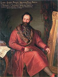 Kamil Rohan v roce 1845, portrét od Engelberta Seibertze