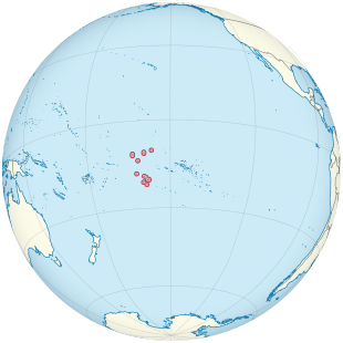 Cook Islands on the globe (French Polynesia centered).svg